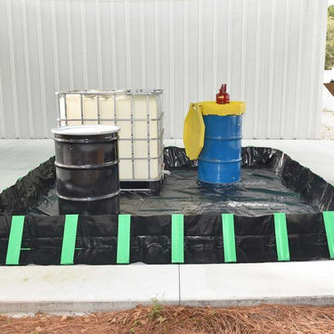 Containment Berm, Compact Model, 15' x 66' x 1', 24 MIL PVC